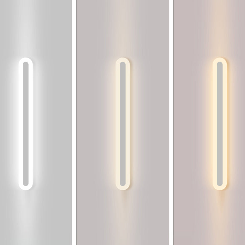 Lineare Form Metall Wandleuchte moderne Stil 1-Licht-Wandbeleuchtung