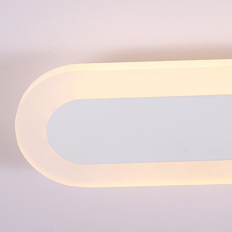 Lineare Form Metall Wandleuchte moderne Stil 1-Licht-Wandbeleuchtung