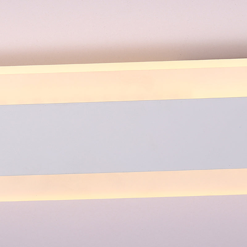 Lineare Form Metall Wandleuchte moderne Stil 1-Licht-Wandbeleuchtung