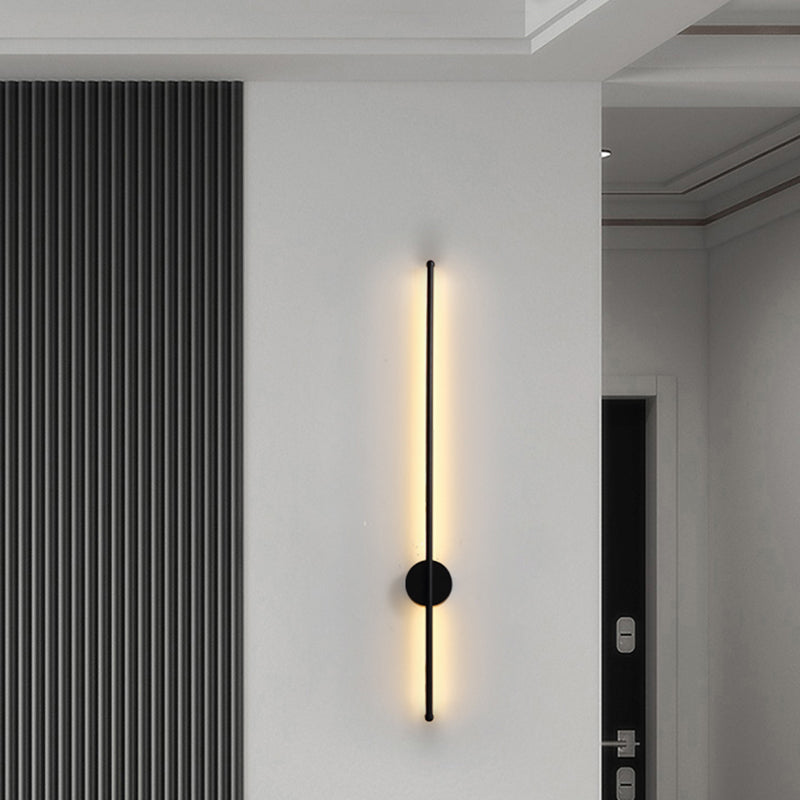 Lineare Form Metall Wandleuchten moderner Stil 1 Lichtwandbeleuchtung