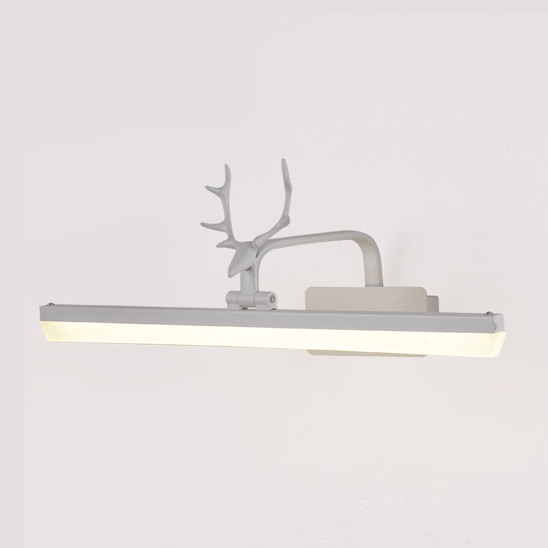 Lineare Metall Wandleuchter moderner Stil 1-Lichtspiegel Wandhalterung Leuchte