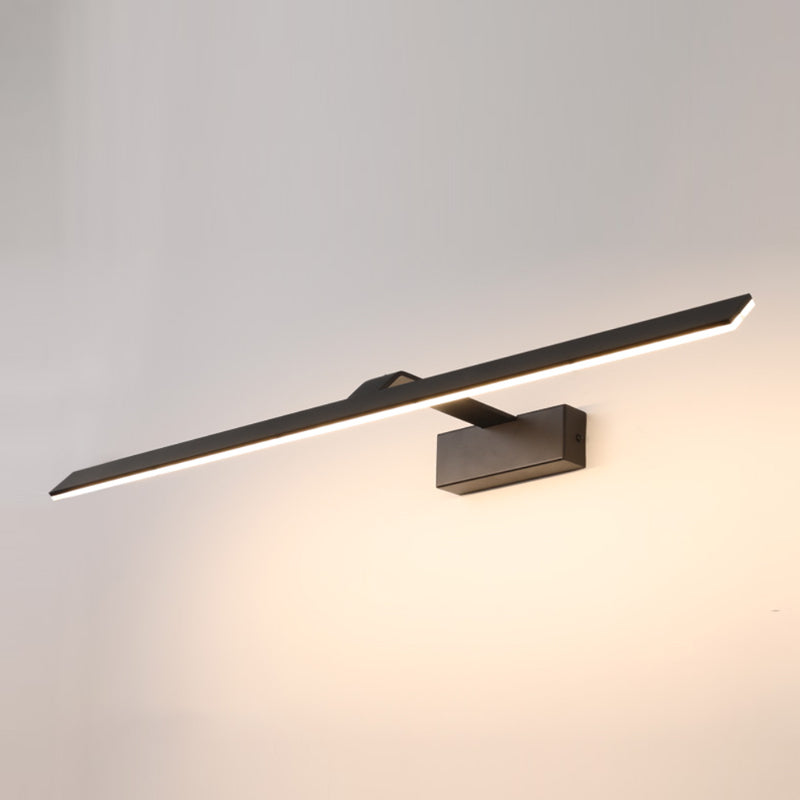 Lineare Form Metall Wandleuchte moderne Stil 1-Lichtspiegel Wandhalterung Licht