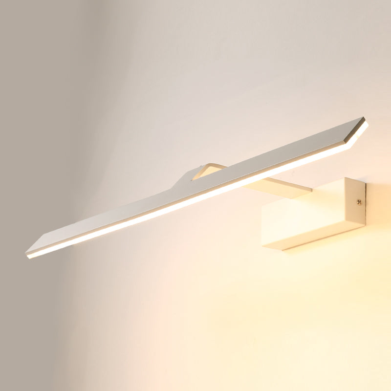 Lineare Form Metall Wandleuchte moderne Stil 1-Lichtspiegel Wandhalterung Licht