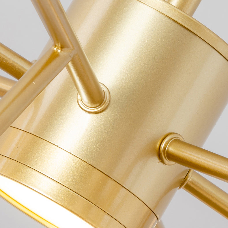 Cosco moderno de techo de hierro forjado colgado de vidrio de vidrio