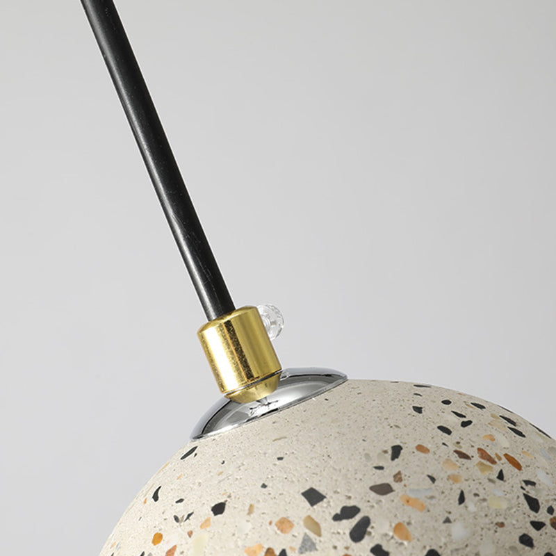 Verre Sphérique Shade Hanging Lights Modern Style 1 Light Hanging Mount Fixture For Dining Room