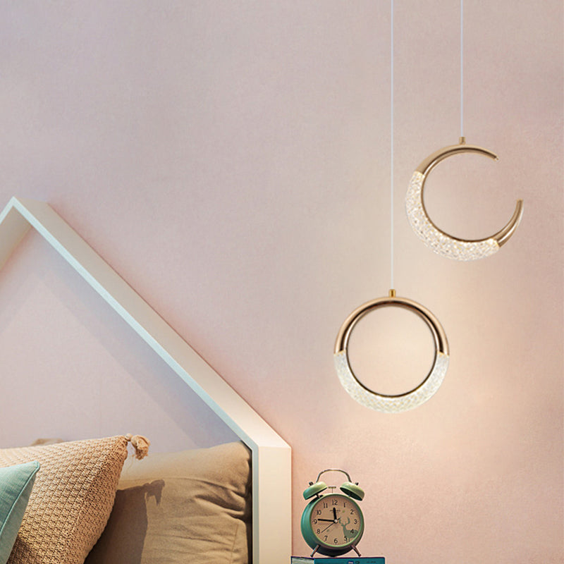 Multi Light Hanging Pendant Modern Style Metal Hanging Lighting for Living Room