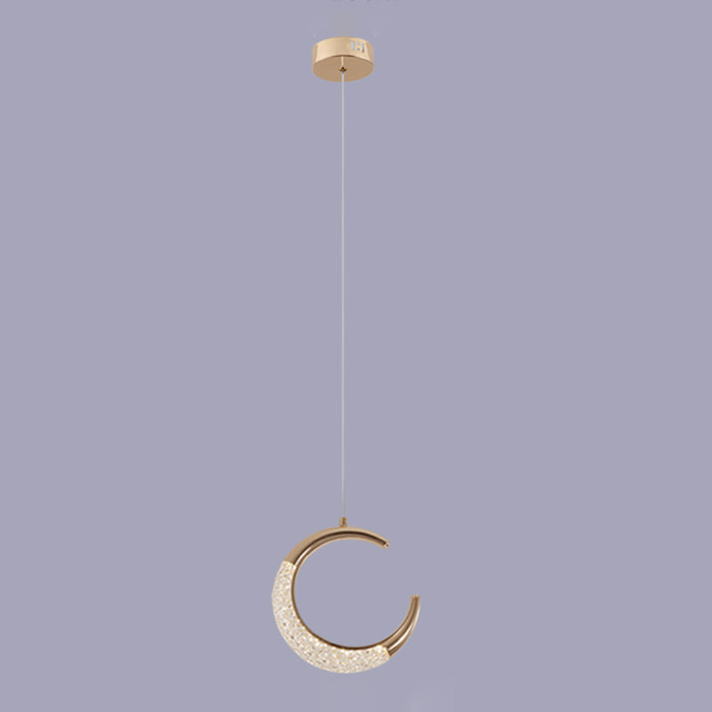 Multi Light Hanging Pendant Modern Style Metal Hanging Lighting for Living Room