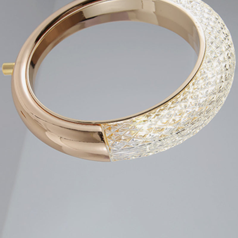 Multi Light Hanging Pendant Modern Style Metal Hanging Lighting for Living Room