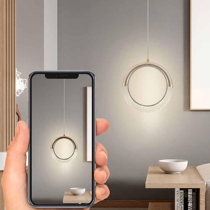 Multi Light Hanging Pendant Modern Style Metal Hanging Lighting for Living Room