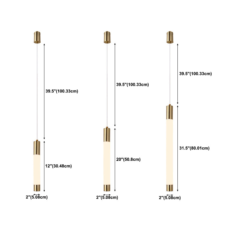 Ampiante moderna a sospensione minimalista a 1 illuminazione in stile moderno illuminazione appesa in metallo