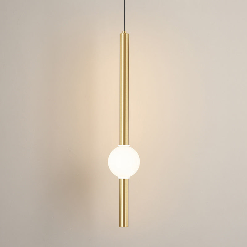 Salle de salle à manger minimalisme de pendentif en fer linéaire