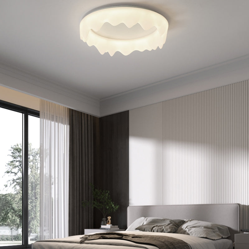 Crown Living Room Ceiling Light Fixture Metal LED Nordic Ceiling Mount Lamp Fixture
