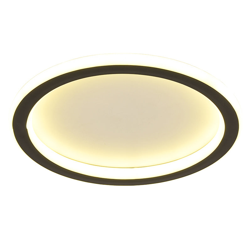 Contemporary Geometric Ceiling Light Fixture Metal LED Aisle Ceiling Mount Lamp Fixture