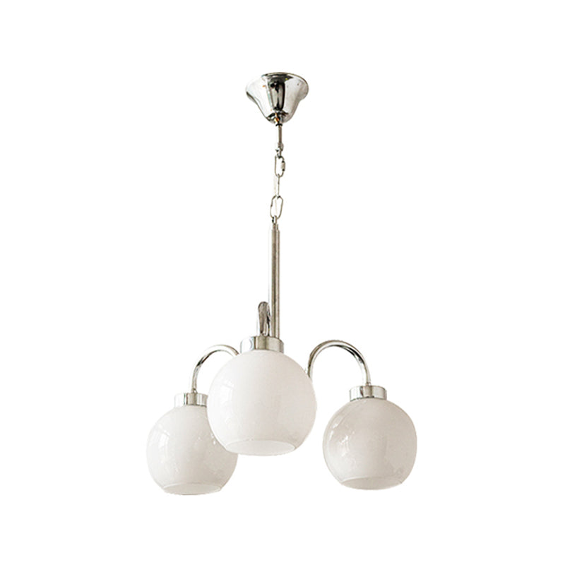 Modern Multi Head Glass Chandelier Light Fixtures Restaurant Hanging Chandelier