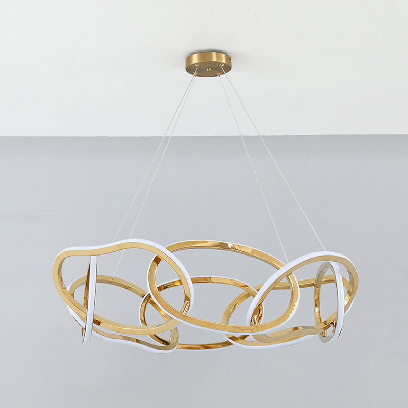 Lámpara lineal lámpara de lámpara de lámpara múltiple LED colgante para dormitorio para dormitorio