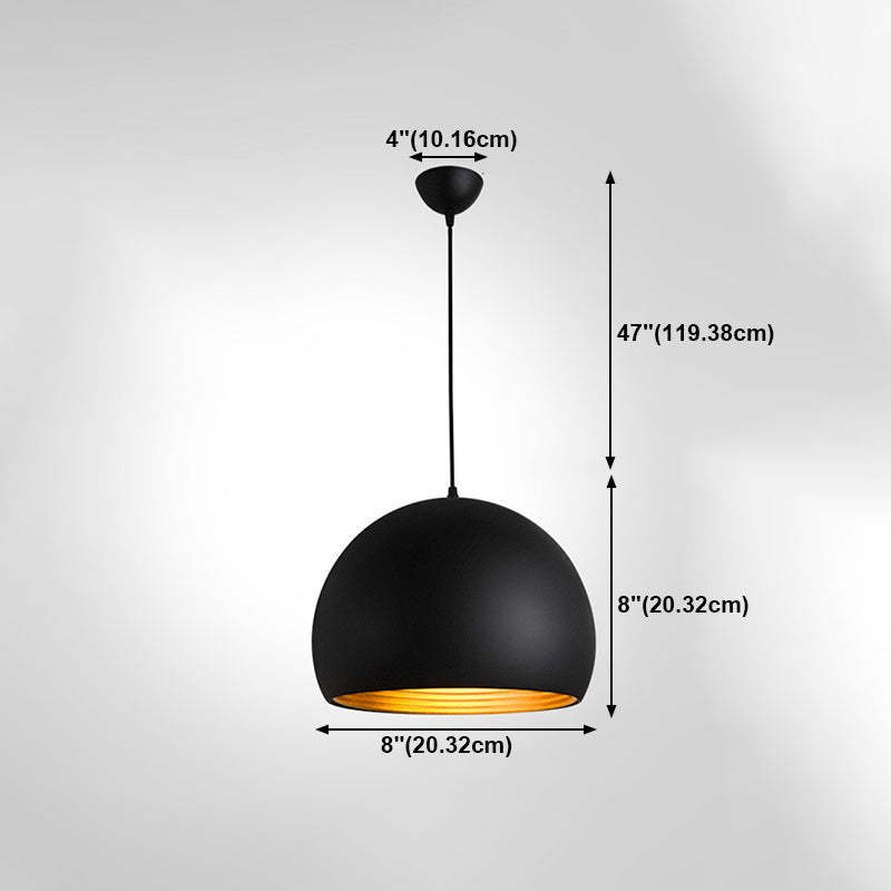Lámpara colgante de aluminio de 1 luces de la lámpara geométrica geométrica