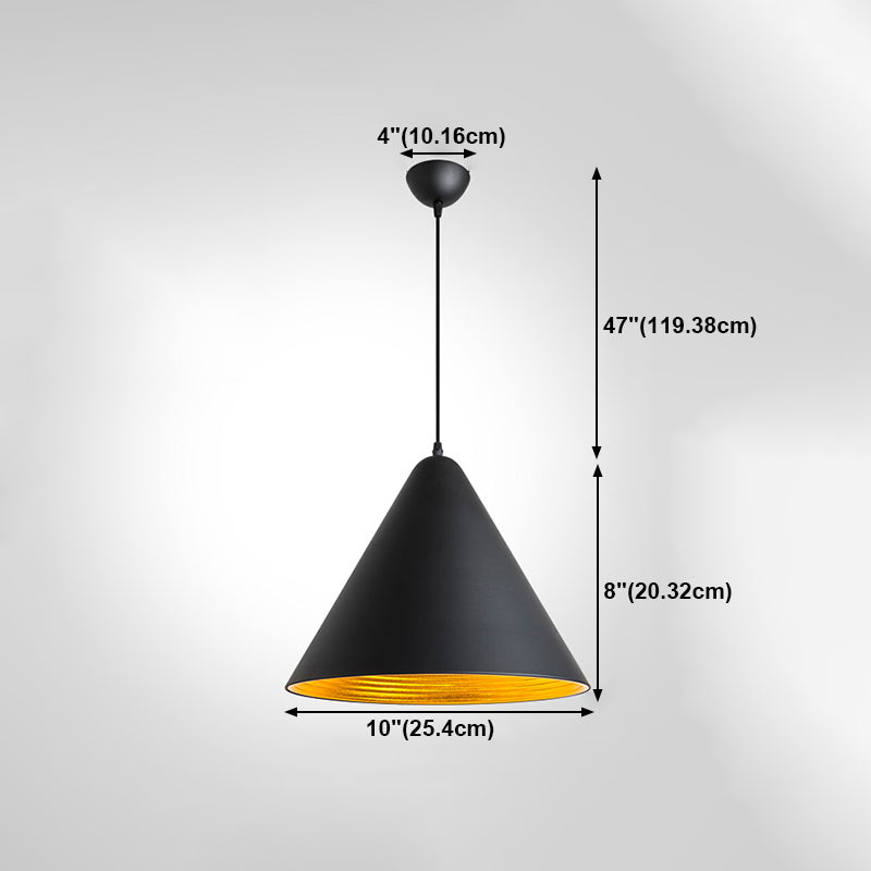 Lámpara colgante de aluminio de 1 luces de la lámpara geométrica geométrica