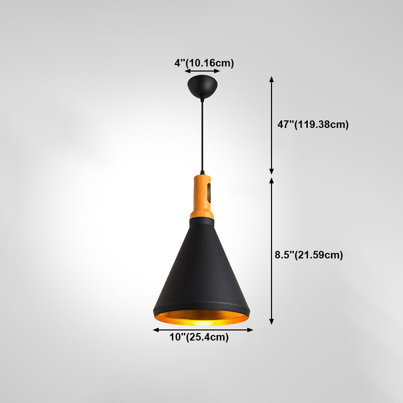 Lámpara colgante de aluminio de 1 luces de la lámpara geométrica geométrica