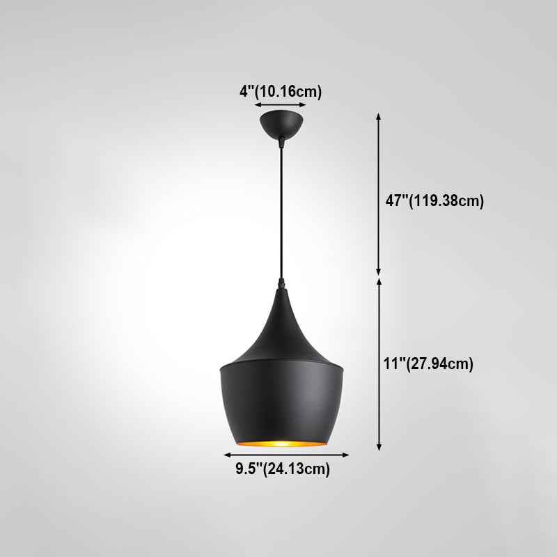 Lámpara colgante de aluminio de 1 luces de la lámpara geométrica geométrica