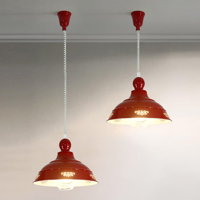 Illuminazione a sospensione in alluminio industriale 1 sala da pranzo lampada sospesa telescopica