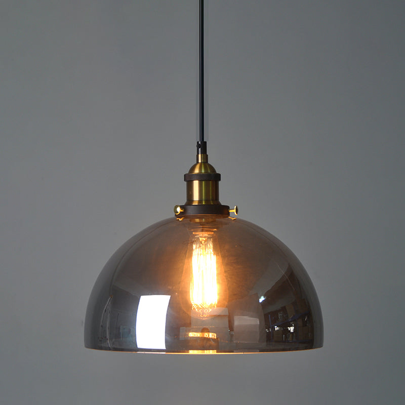 Lámpara colgante geométrica de una sola bomba