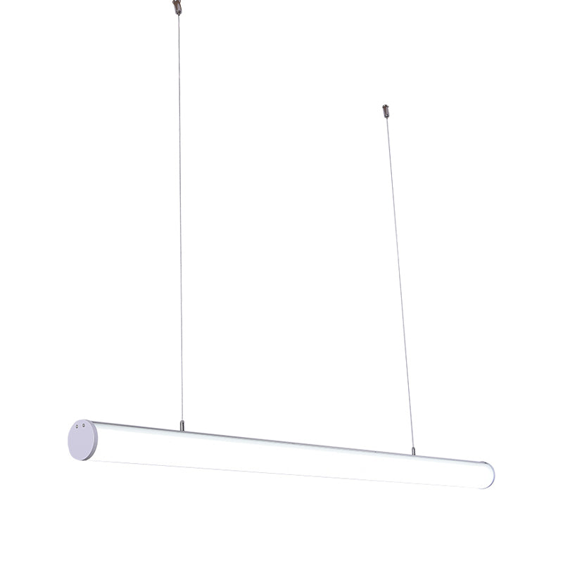 Metal Island Leuchte Einfacher Stil 1-Licht-lineare Hanglampe mit Acrylschatten