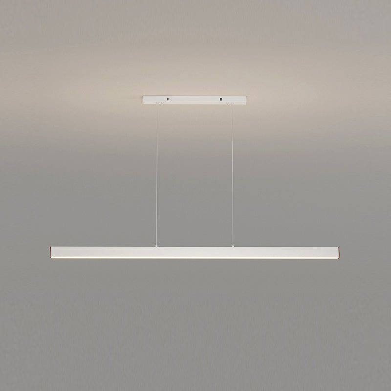 Einfacher Stil Aluminium Island Leuchte Geometrie LED Hängende Lampe mit Acrylschatten