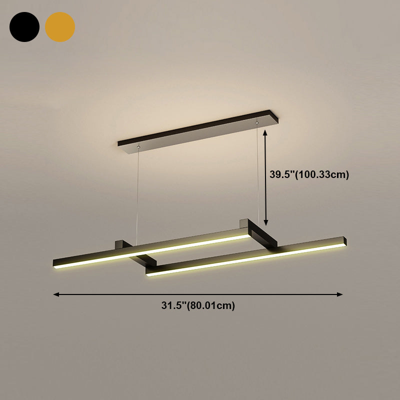 Style de style aluminium Aluminium Géométrie à la luminaire LED PROSDE LED avec ombre acrylique