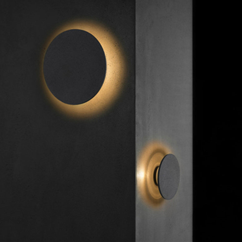 Moderner Stil Zement Wandleuchte runde Form LED -Wandleuchte für draußen