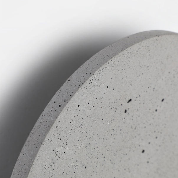 Moderner Stil Zement Wandleuchte runde Form LED -Wandleuchte für draußen