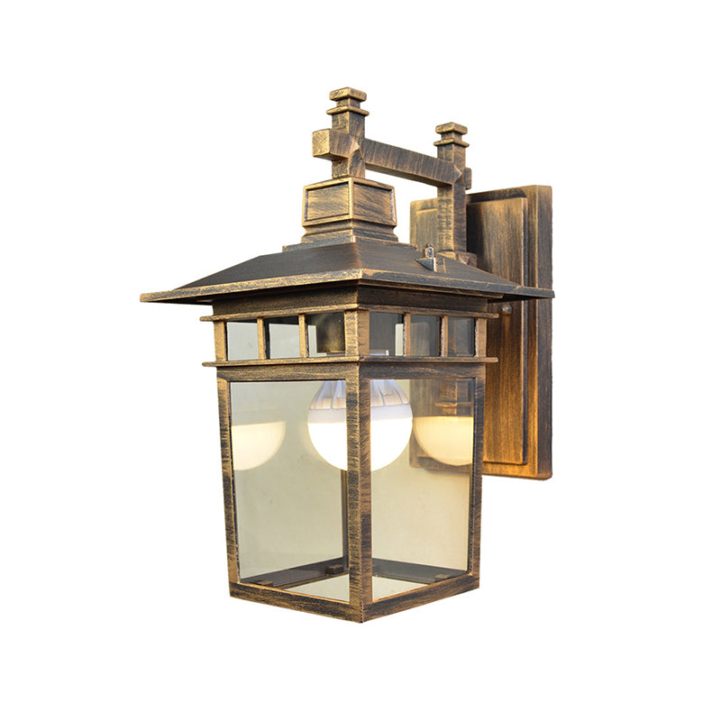 Moderna forma di geometria della luce della parete in alluminio 1 forma a parete leggera con vetro per all'aperto