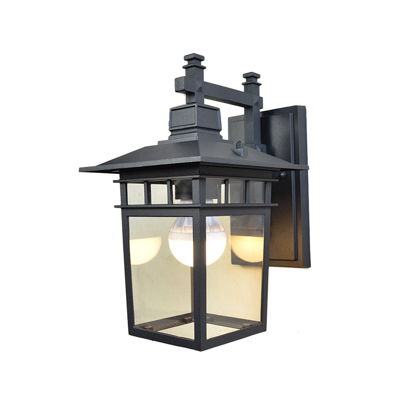 Moderna forma di geometria della luce della parete in alluminio 1 forma a parete leggera con vetro per all'aperto