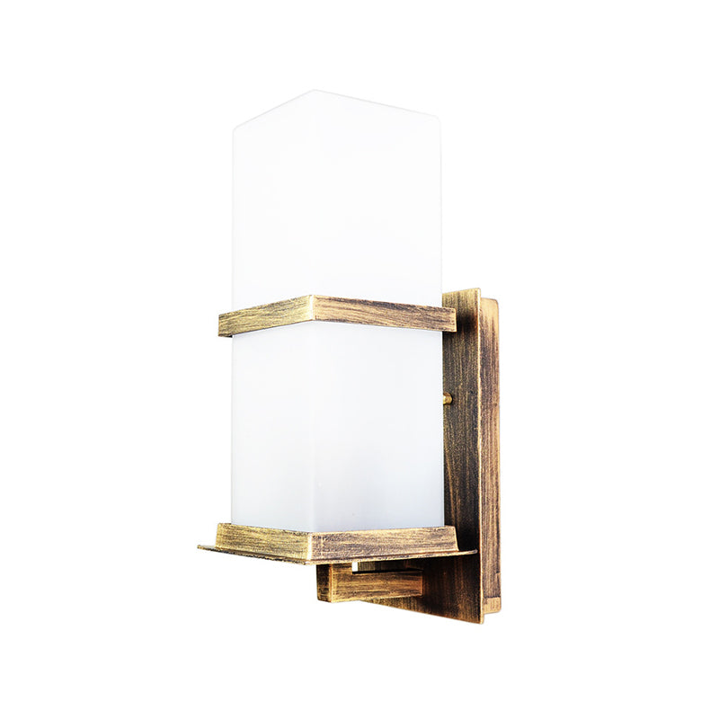 Moderna forma di geometria della luce della parete in alluminio 1 forma a parete leggera con vetro per all'aperto