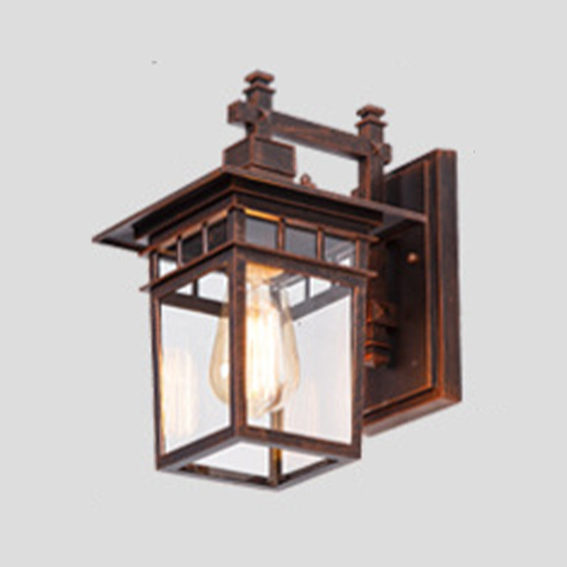 Moderna forma di geometria della luce della parete in alluminio 1 forma a parete leggera con vetro per all'aperto