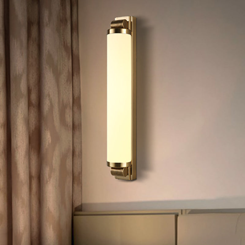 Moderner Stil Metall Wandleuchte geometrische einzelne leichte LED -Wandleuchten für Schlafzimmer