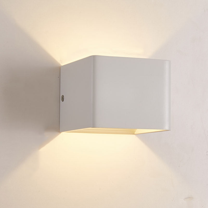 Moderner Stil Metall Wandleuchte geometrische 2 Lichter Wandscheibe für Wohnzimmer