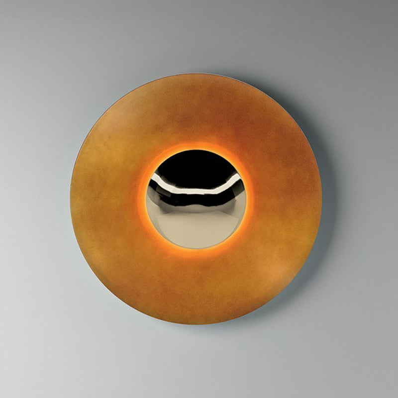 Moderne Metallwand hell hell bunte runde 12 "Breite Wandleuchten für Wohnzimmer