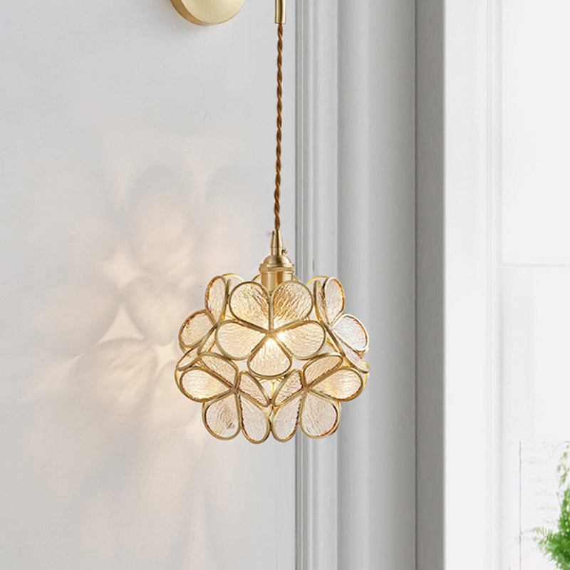 Nordische Wandhalterung Lampe moderne Glasschatten Wandleuchte für Wohnzimmer Schlafzimmer