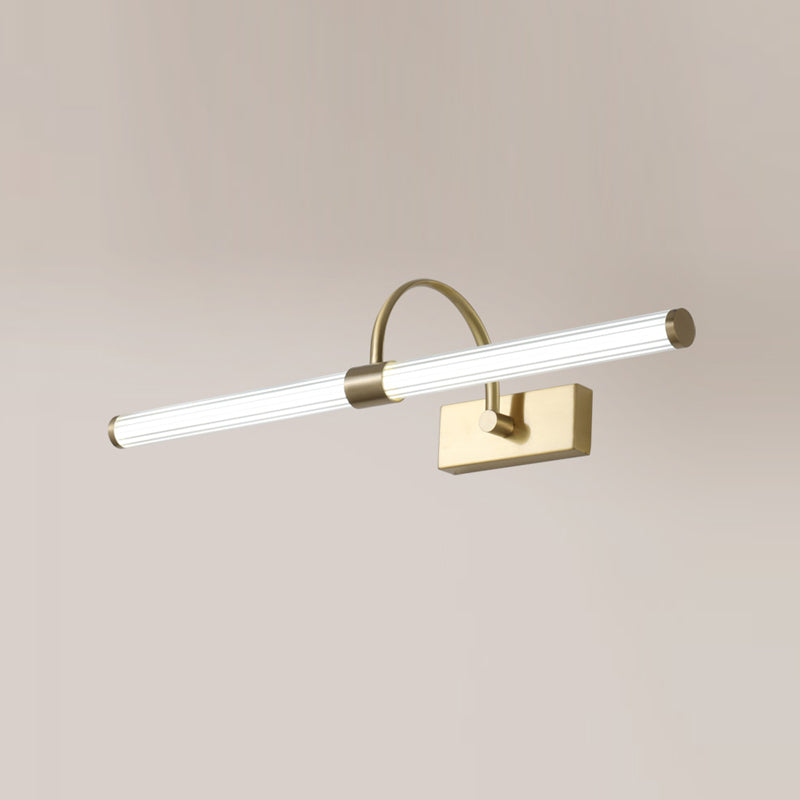 Zylinderspiegelleuchte minimalistische Metall LED -Badezimmer Wandbeleuchtung