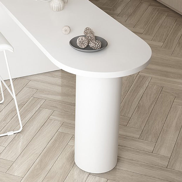 Mesa de comedor de forma libre de madera maciza mesa de madera de pino contemporánea para comedor
