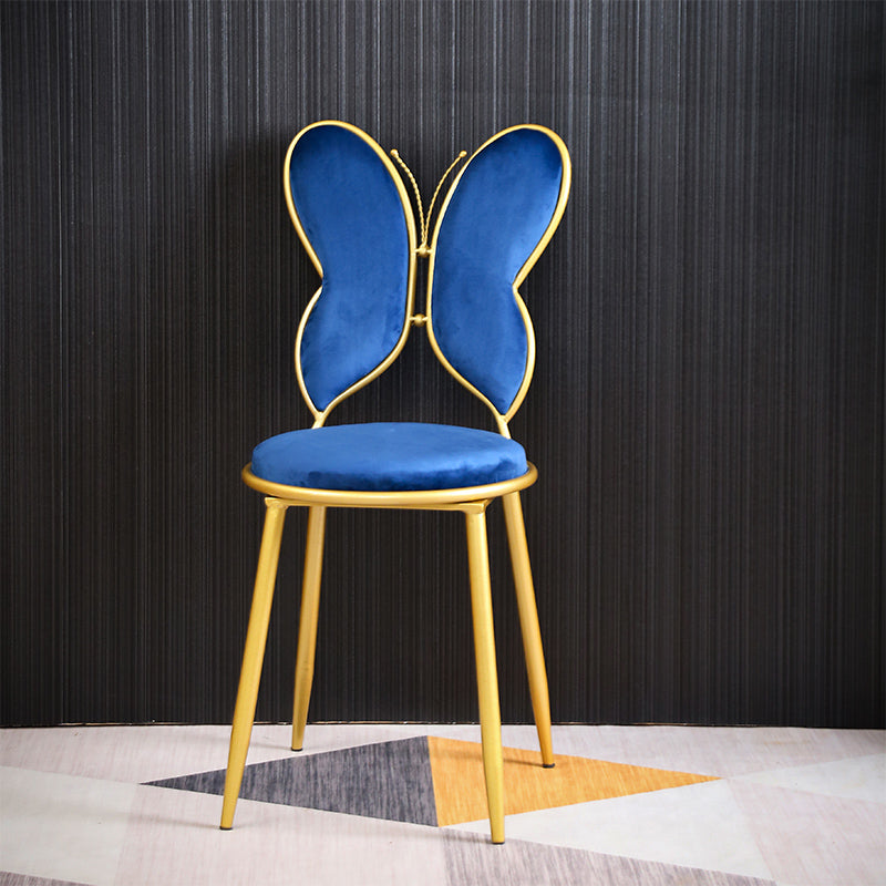 Chaises latérales de salle à manger à dos ouvert de style scandinave Chaises latérales tapissées