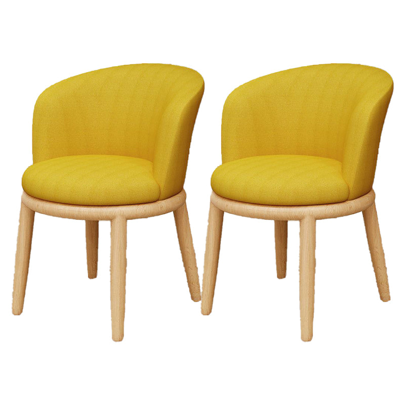 Silla de comedor moderna de metal, sillas de comedor tapizadas sin brazos para uso en restaurantes