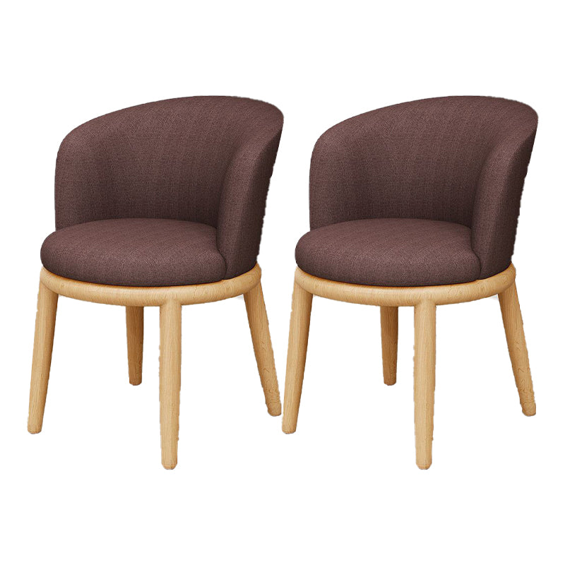 Moderne metalen eetkamerstoel, gestoffeerde armloze eetkamerstoelen voor gebruik in restaurants