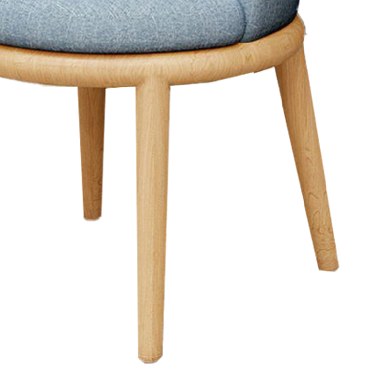 Silla de comedor moderna de metal, sillas de comedor tapizadas sin brazos para uso en restaurantes