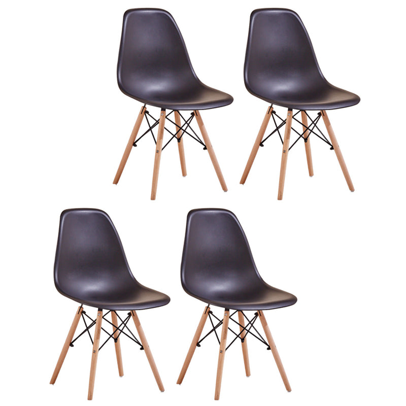 Skandinavischer Plastikrestaurant Stuhl für matte Matte Speisestuhl mit mattem Rückenstuhl