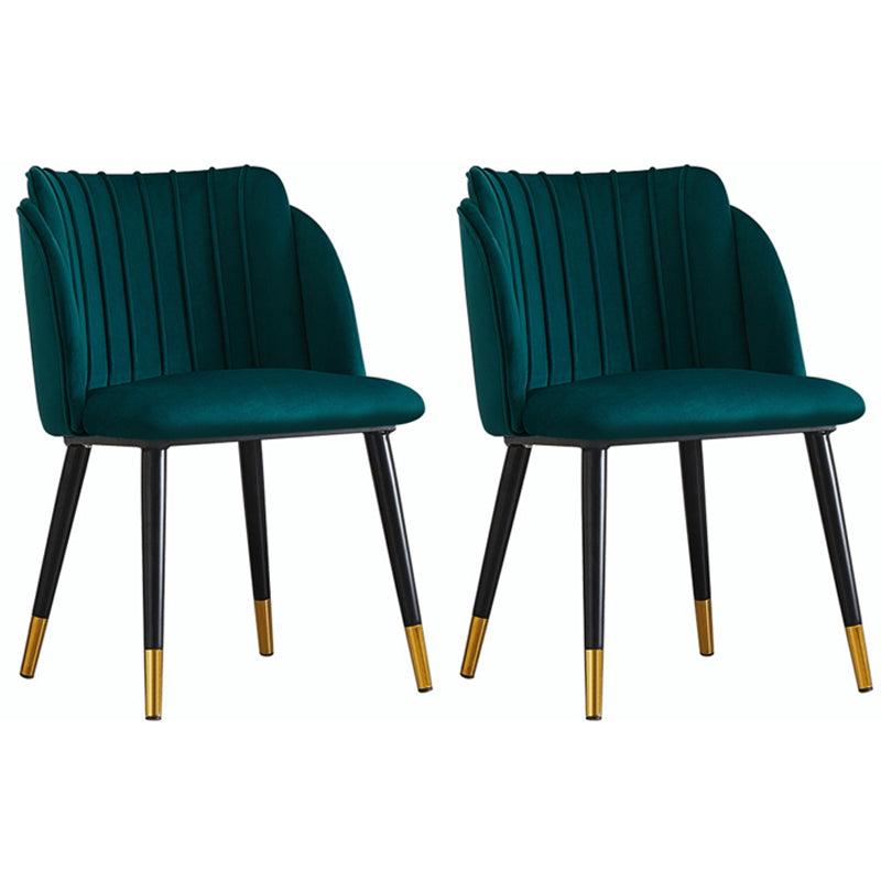 Silla lateral de hotel tapizada escandinava Parsons Matte Acabado silla de comedor