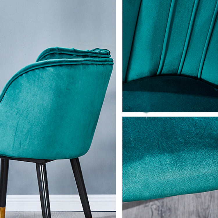 Silla lateral de hotel tapizada escandinava Parsons Matte Acabado silla de comedor