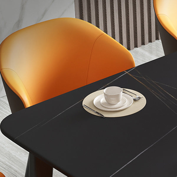 Contemporary 1/2/5/7 Pieces Dining Set Sintered Stone Dining Table