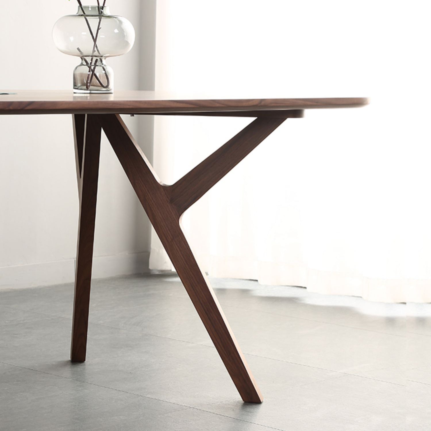 1/2/5/7 Pcs Ash Wood Modern Dining Room Set with Rectangle Table Dining Set