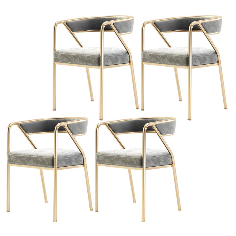 1/4/5/7 PCS Juego de comedor escandinavo de metal con juego de comedor de mesa rectángulo